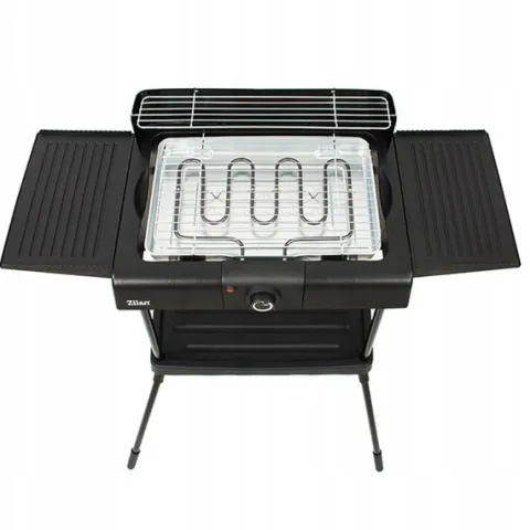 DUŻY STOJĄCY GRILL ELEKTRYCZNY OGRODOWY TERMOSTAT 2400W 6W1 XXL