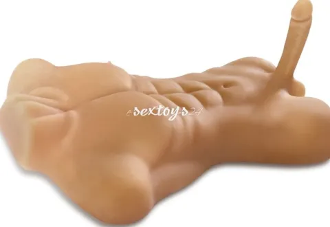 Duży Tors Z Penisem Męska Lalka Z Wibracjami