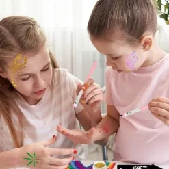 DUŻY ZESTAW DO TATUAŻY BROKATOWYCH SZABLONY TATUAŻE BROKATOWE XXXL