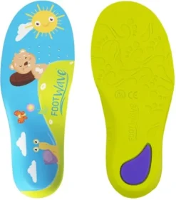 DZIECIĘCE WKŁADKI ORTOPEDYCZNE KOŚLAWOŚĆ I PŁASKOSTOPIA KIDS SOFT 30-31