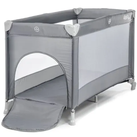 Łóżeczko turystyczne kojec Moolino FUN light gray