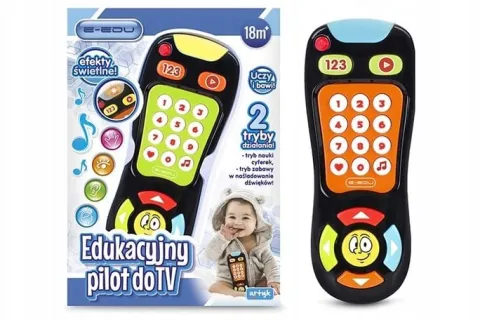 Edukacyjny Pilot Interaktywny Do TV Mówi Nauka Cyfr Dźwięk Światło E-Edu