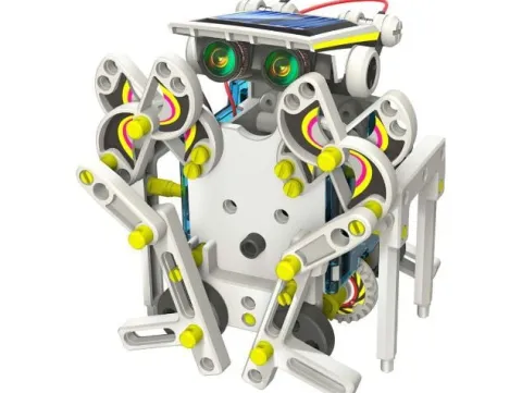 Edukacyjny Zestaw Solarny Robot 13w1 - Pies, Łódka