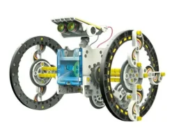 Edukacyjny Zestaw Solarny Robot 13w1 - Pies, Łódka