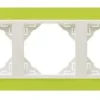 Efapel animato ramka 3-krotna zielony lodowy 90930 tdg