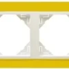 Efapel animato ramka 4-krotn zółty lodowy 90940 trg