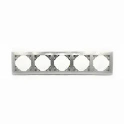 Efapel Aquarella ramka 5-krotna aluminium 90950 tal