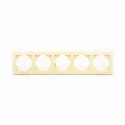 Efapel Base ramka 5-krotna kość słoniowa 90950 tmf