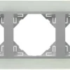Efapel cristal ramka 3-krotna szkło aluminium 90930 tca