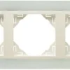 Efapel cristal ramka 3-krotna szkło perłowy 90930 tcp