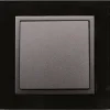 Efapel Logus90 crystal ramka 1-krotna, czarne szkło/grafit 90910 tes