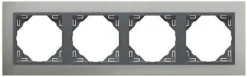 Efapel metallo ramka 4-krotna alu grafit 90940 tus