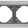 Efapel metallo ramka 4-krotna chrom grafit 90940 trs