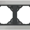 Efapel metallo ramka 2-krotna chrom grafit 90920 trs