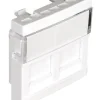 Efapel Quadro45 moduł 2 x złącze rj biały mat 45971 SBM