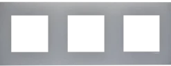 Efapel Quadro45 ramka 3-krotna aluminium 45930 tal