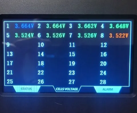 Ekran LCD 4.3" do BMS SMART JK