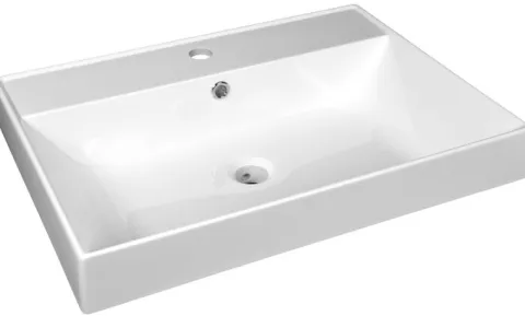 Ekskluzywna Umywalka Elita 60 z Powłoką NanoShine Duża Misa 60x45 cm