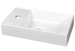 Ekskluzywna Umywalka Small 40x22 z Powłoką NanoShine Mała Toaleta WC