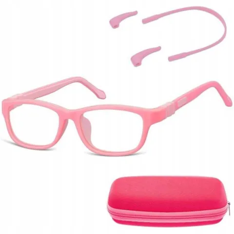 ELASTYCZNE Dziecięce Oprawki Okulary dzieci zerówki SUNOPTIC Gumka + ETUI