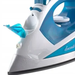 ŻELAZKO PAROWE RĘCZNE MOCNE CERAMICZNE ŁUCZNIK STRAŻAK NIEBIESKIE 2200W