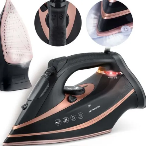 Żelazko parowe 3000W Berdsen BD-332 ceramiczna powłoka praca w pionie