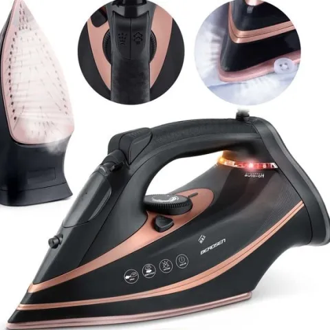 Żelazko parowe 3000W Berdsen BD-332 ceramiczna powłoka praca w pionie