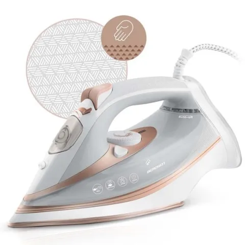 Żelazko parowe 3000W Berdsen BD-332 ceramiczna powłoka praca w pionie
