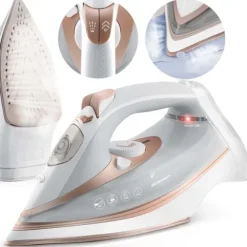 Żelazko parowe 3000W Berdsen BD-332 ceramiczna powłoka praca w pionie