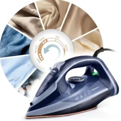 Żelazko parowe 3000W Berdsen BD-330 ceramiczna powłoka praca w pionie