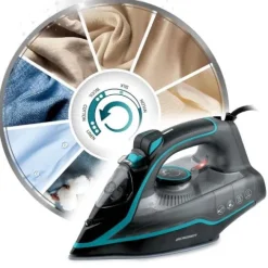 Żelazko parowe 2600W Berdsen BD-331 ceramiczna powłoka praca w pionie
