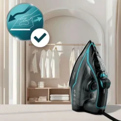 Żelazko parowe 2600W Berdsen BD-331 ceramiczna powłoka praca w pionie