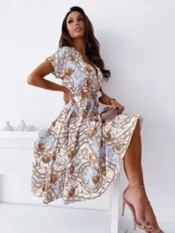 ELEGANCKA SUKIENKA VINTAGE MIDI DAMSKA SUKNIA STYLOWA KLASYCZNA BŁ 42 XL