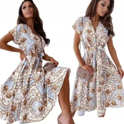 ELEGANCKA SUKIENKA VINTAGE MIDI DAMSKA SUKNIA STYLOWA KLASYCZNA BŁ 42 XL