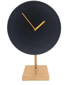 Elegancki zegar metalowy okrągły - 4122