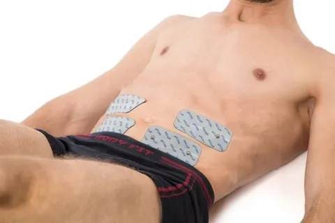 Elektrody TENS żelowe do elektrostymulatora EMS duże 10x5cm, 16 szt.