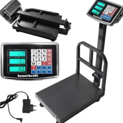 Elektroniczna waga magazynowa sklepowa platformowa towarowa przemysłowa LCD