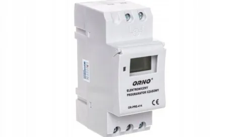 Elektroniczny programator czasowy 16 programów DIN TH-35mm OR-PRE-414 ORNO