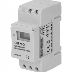 Elektroniczny programator czasowy 16 programów DIN TH-35mm OR-PRE-414 ORNO