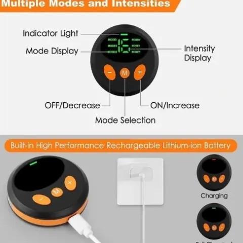 ElektroStymulator Mięśni Brzucha Pas Odchudzający ABS 6 Trybów UNIWERSALNY