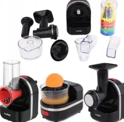 ELEKTRYCZNA SZATKOWNICA WARZYW WYCISKARKA OWOCÓW ROBOT KUCHENNY 150W LUND