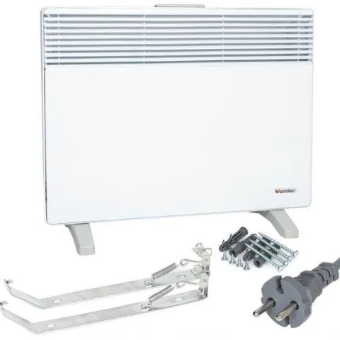 Elektryczny grzejnik konwektorowy przenośny ścienny termostat WARMTEC 1000W