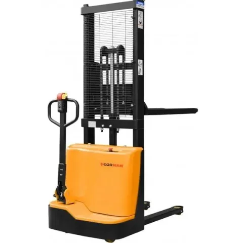 ELEKTRYCZNY WÓZEK MASZTOWY PALETOWY CORMAK Q12E16 UDŹWIG 1200KG 1600MM