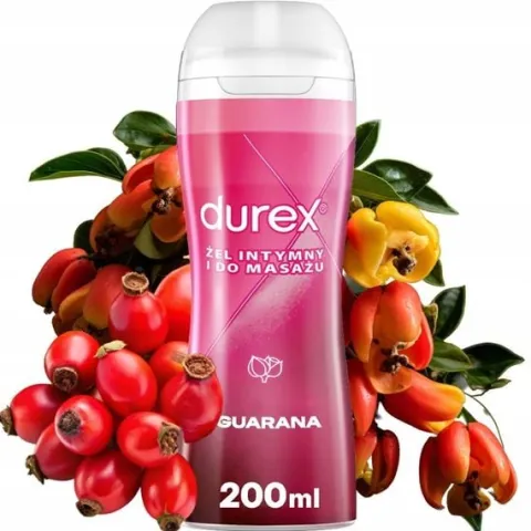 Żel intymny Durex Massage Lube Guarana 200 ml