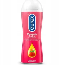 Żel Intymny DUREX PLAY GUARANA 2w1 200ml Duży Lubrykant Wodny Sex Masaż