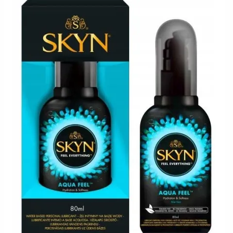 Żel intymny SKYN AQUA FEEL Aloes + Wit. E 80ml na bazie wody nawilżający