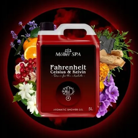 Żel pod prysznic FAHRENHEIT CELSIUS & KELVIN zapach perfum 5L DEN