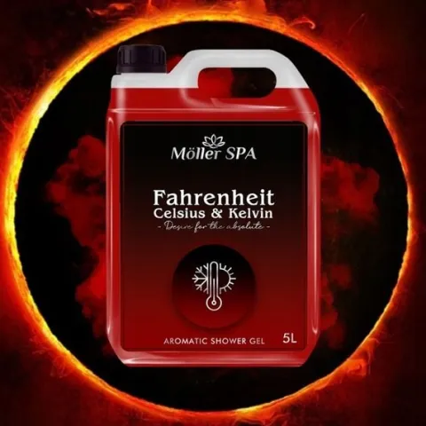 Żel pod prysznic FAHRENHEIT CELSIUS & KELVIN zapach perfum 5L DEN