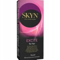 Żel SKYN EXICTE potęgujący 15 ml wzmacnia MOCNY ORGAZM DLA KOBIET nawilża