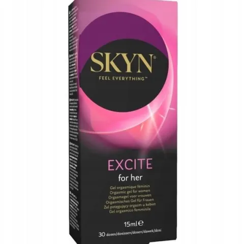 Żel SKYN EXICTE potęgujący 15 ml wzmacnia MOCNY ORGAZM DLA KOBIET nawilża